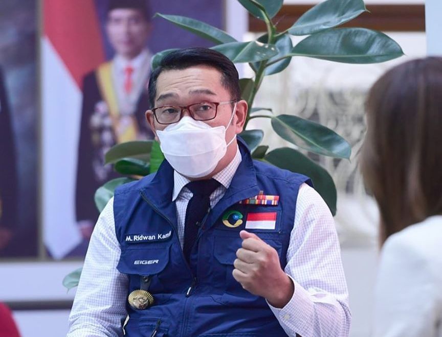 Gubernur Jawa Barat Ridwan Kamil dalam agenda rapat kerja, baru-baru ini. (Foto: pikiran rakyat)