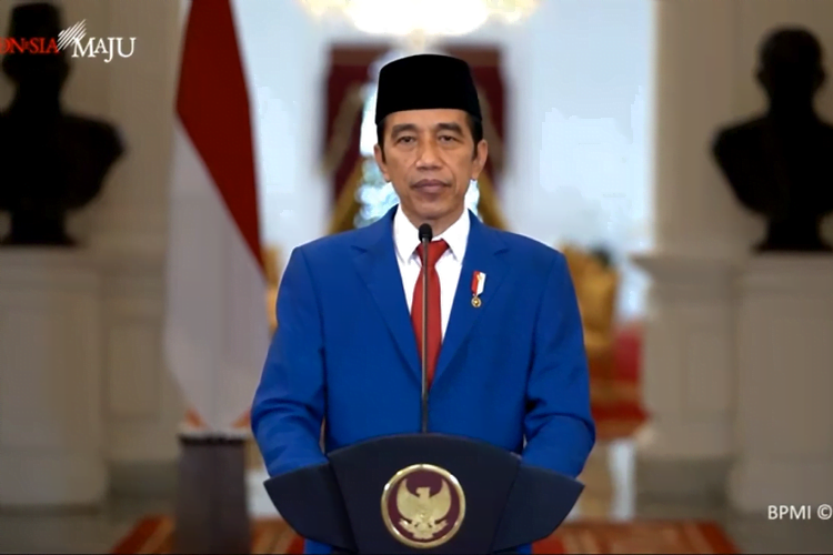Presiden Joko Widodo dalam aganda rapat kerja beberapa waktu lalu. (foto: kompas.com)