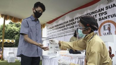 Salahsatu daerah melakukan simulasi pemilihan kepala daerah, baru-baru ini. (foto: cnnindonesia)