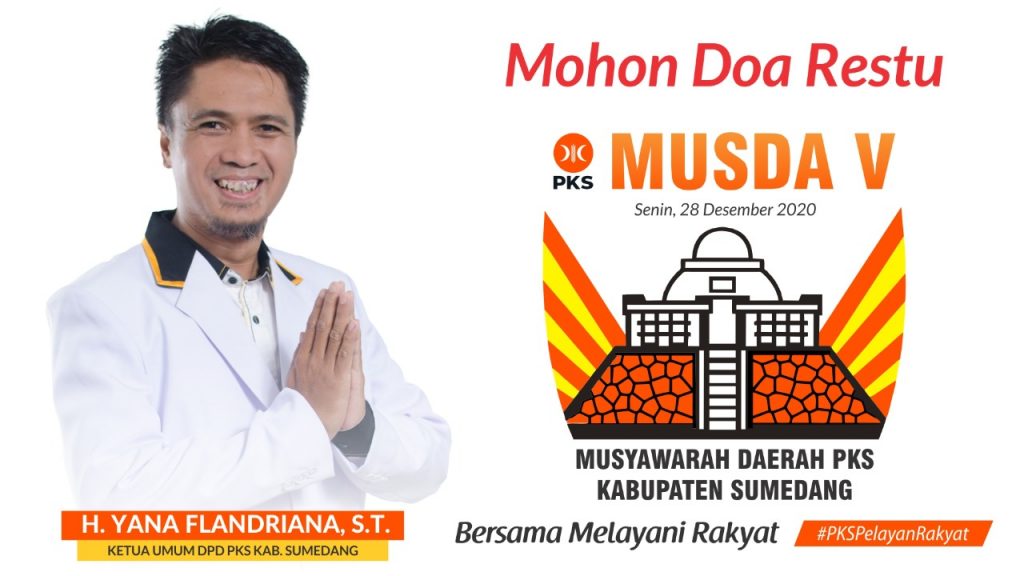 DPD PKS Kabupaten Sumedang akan menggelar Musda ke V pada 28 Desember 2020. (Foto: Humas PKS)