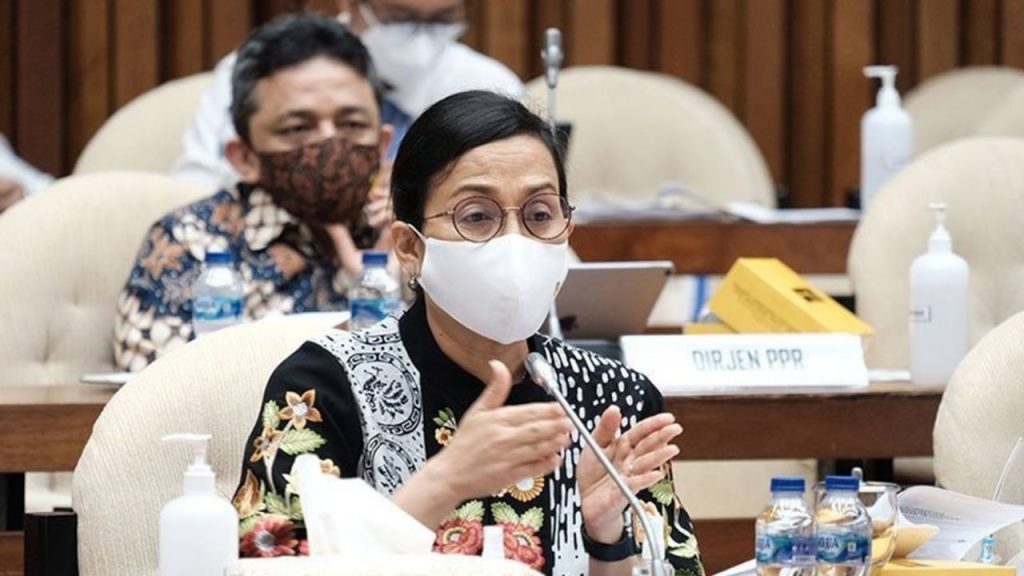 Menteri Keuangan, Sri Mulyani Indrawati dalam agenda rapat kerja. (Foto: Kumparan)