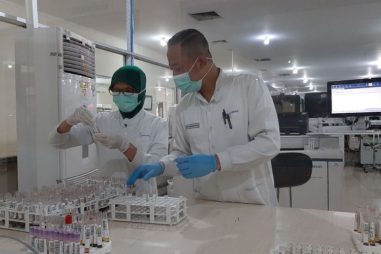 Ruang instalasi laboratorium RSUP Kariadi Semarang. (Foto: dok/Kompas.com)