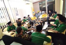 Jajaran GP Ansor Sumedang melakukan silaturahmi ke Kantor DPD Partai Golkar Sumedang Provinsi Barat, Selasa (2/3/2021). (Foto: Istimewa)