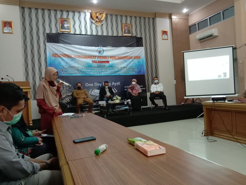 Melalui acara Talk Show, KMPPA mengedukasi pencegahan kejahatan terhadap anak, Selasa. fn