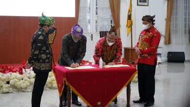 Peresmian Program Desa Cantik Simpatik dan Integrasi e-Sakip Desa dengan Sistem Informasi Desa, Program di Gedung Negara Kabupaten Sumedang, Jumat (4/6/2021). (Foto: IST)
