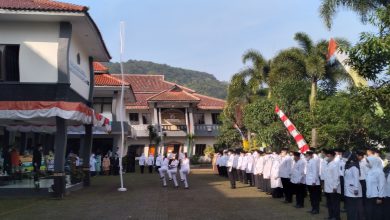 Photo : Upacara Hari Amal Bakti (HAB) Kementrian Agama RI ke 76 tingkat Kabupaten Sumedang