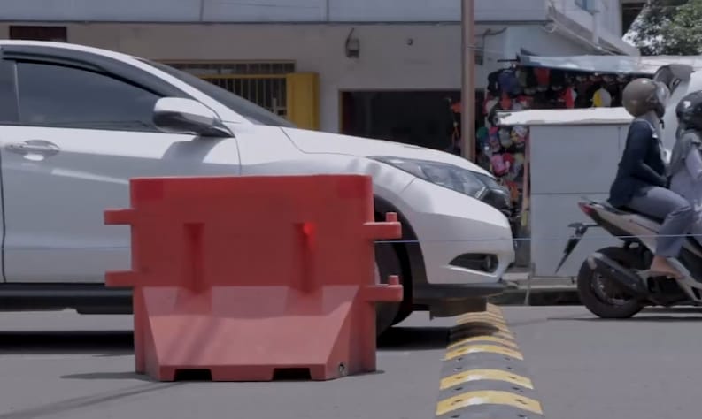 Speed Bump dipasang di tiga titik bentuk antisipasi adanya balapan liar