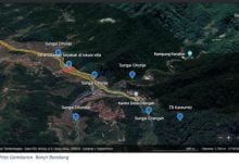 Peta Gambaran Banjir Bandang Citengah (foto:WALHI Jabar)