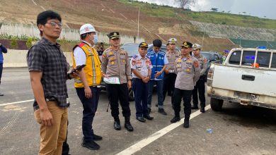 Polres Sumedang Bersama Satker Tol Cisumdawu Pantau penyelesaian pembangunan Seksi 2 dan 3 (Foto: Istimewa)